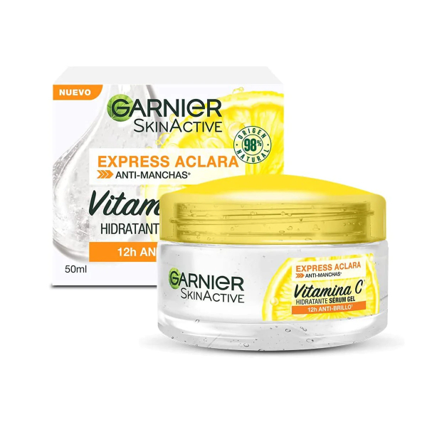 Garnier Express Aclara Vitamina C 50ml - Maissi Beauty Shop Panamá